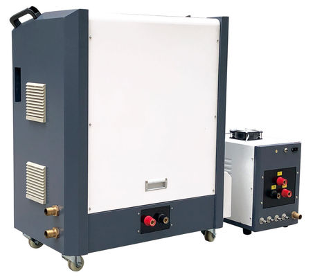 آلة التسخين بالحث الصناعي ذات التردد المتوسط ​​مع شاشة لمس DSP 100kw