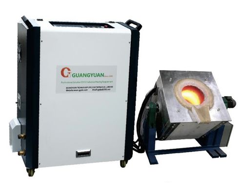 فرن الحث بالتردد المتوسط ​​DSP 100KW للصلب والنحاس والذهب